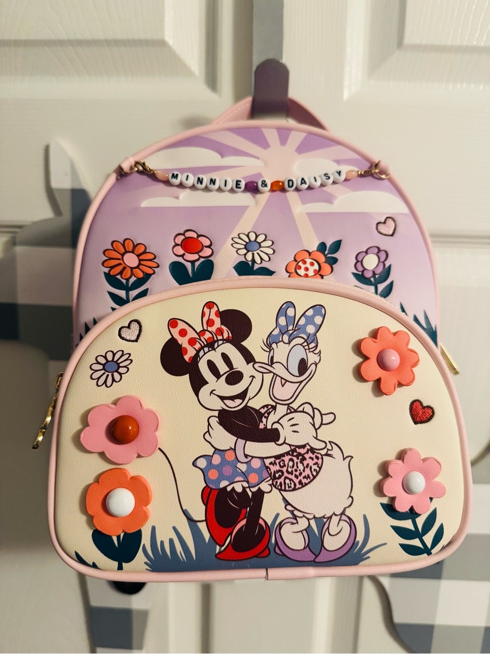 BoxLunch Disney Minnie & Daisy Friendship Bracelet Mini Backpack